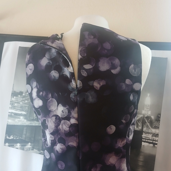 DKNY Women's Dress with Purple and Black Design - Picture 7 of 12